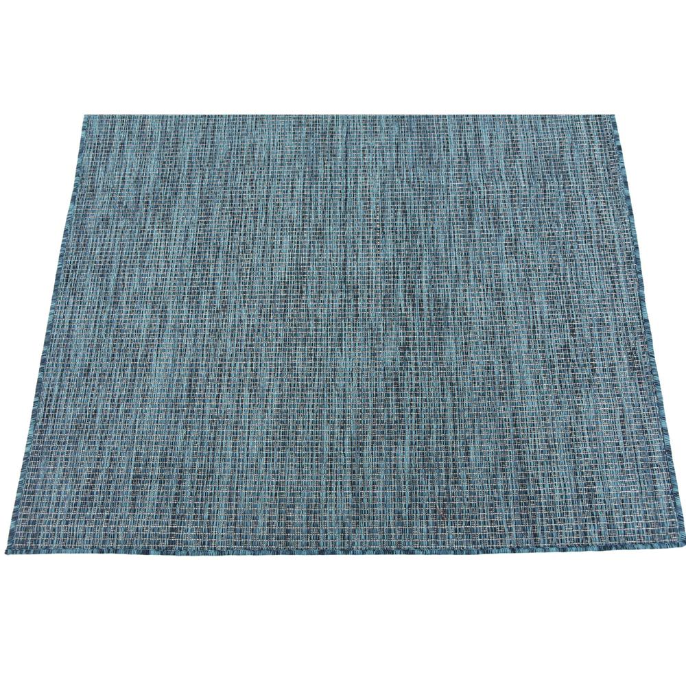 Outdoor Solid Rug, Teal (4' 0 x 6' 0). Picture 6