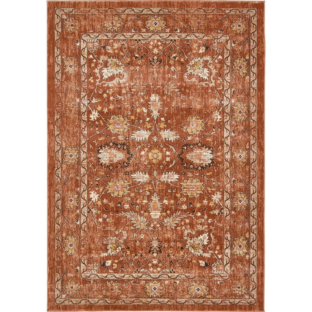 Osterbro Oslo Rug, Terracotta (7' 0 x 10' 0). Picture 1
