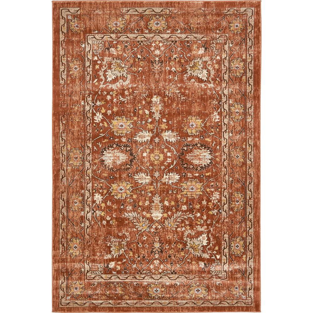 Osterbro Oslo Rug, Terracotta (6' 0 x 9' 0). Picture 1