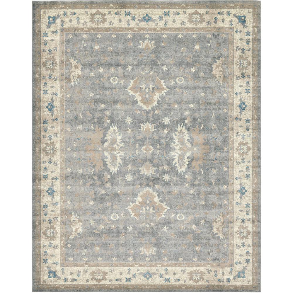 Itzling Salzburg Rug, Gray (10' 0 x 13' 0). The main picture.
