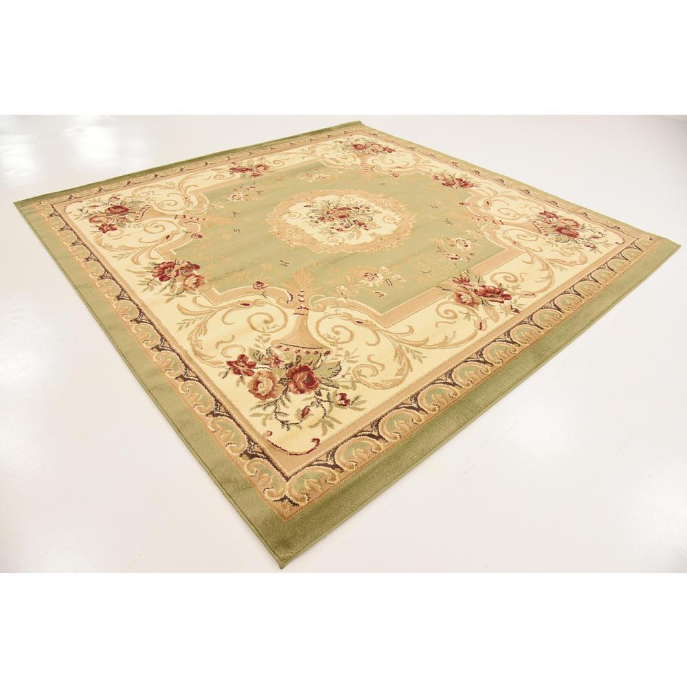 Henry Versailles Rug, Green (8' 0 x 8' 0). Picture 3