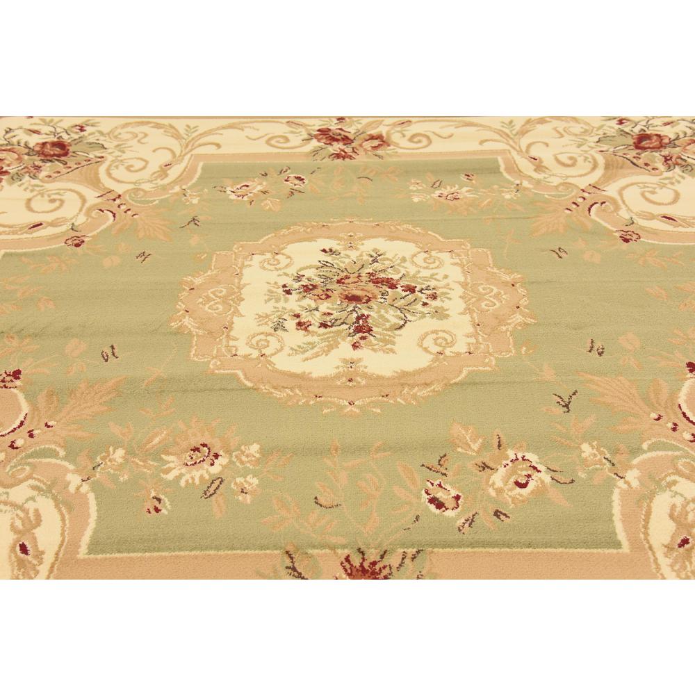 Henry Versailles Rug, Green (8' 0 x 8' 0). Picture 5