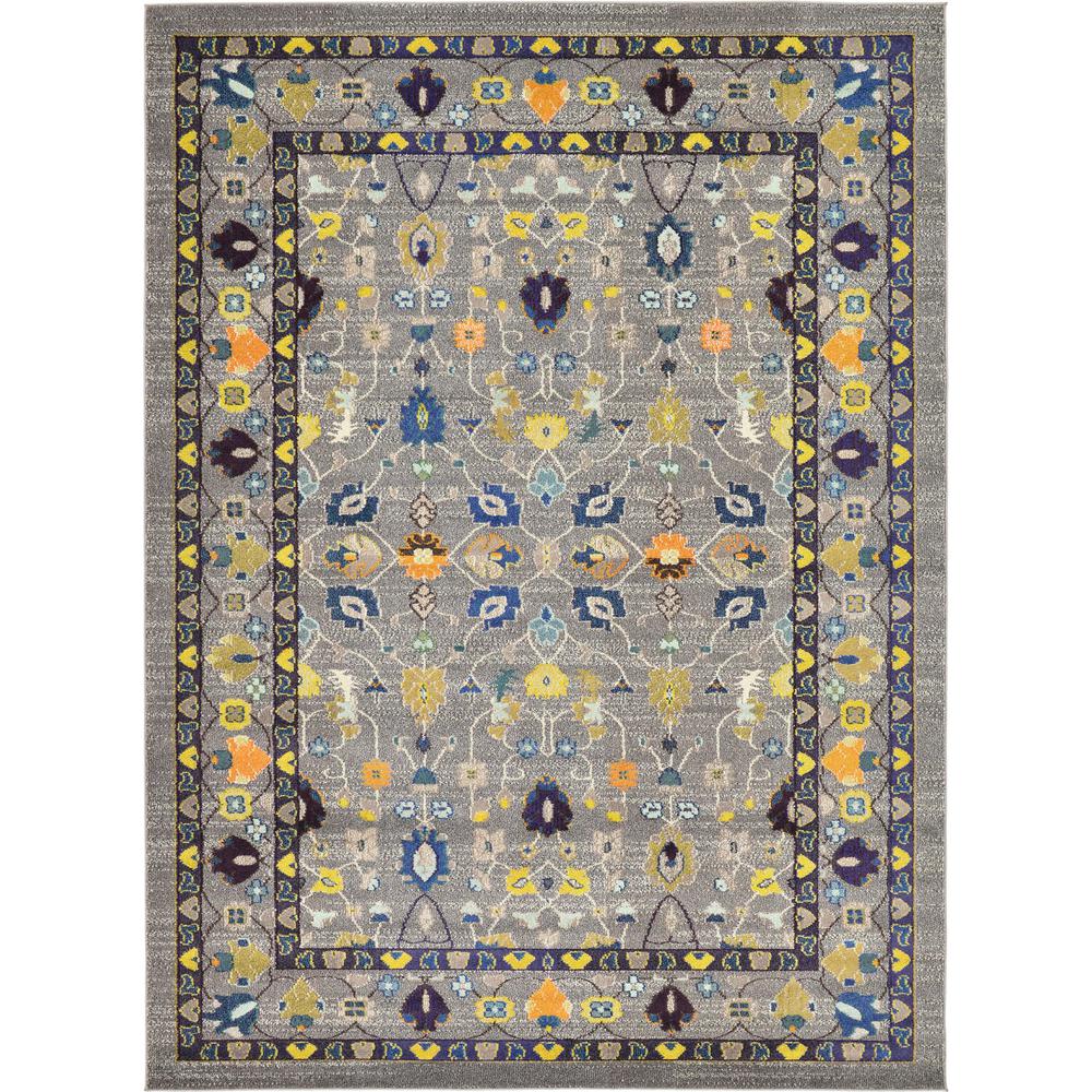 Medici Paradise Rug, Gray (8' 0 x 11' 0). Picture 1