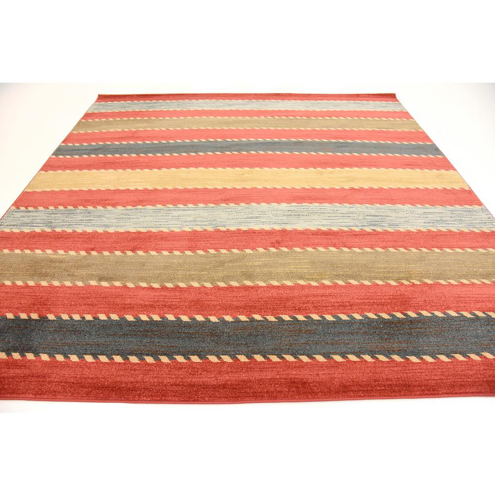 Monterey Fars Rug, Red (8' 0 x 8' 0). Picture 4