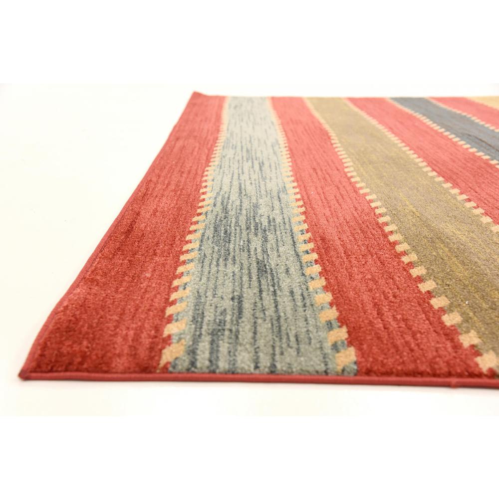 Monterey Fars Rug, Red (8' 0 x 8' 0). Picture 6
