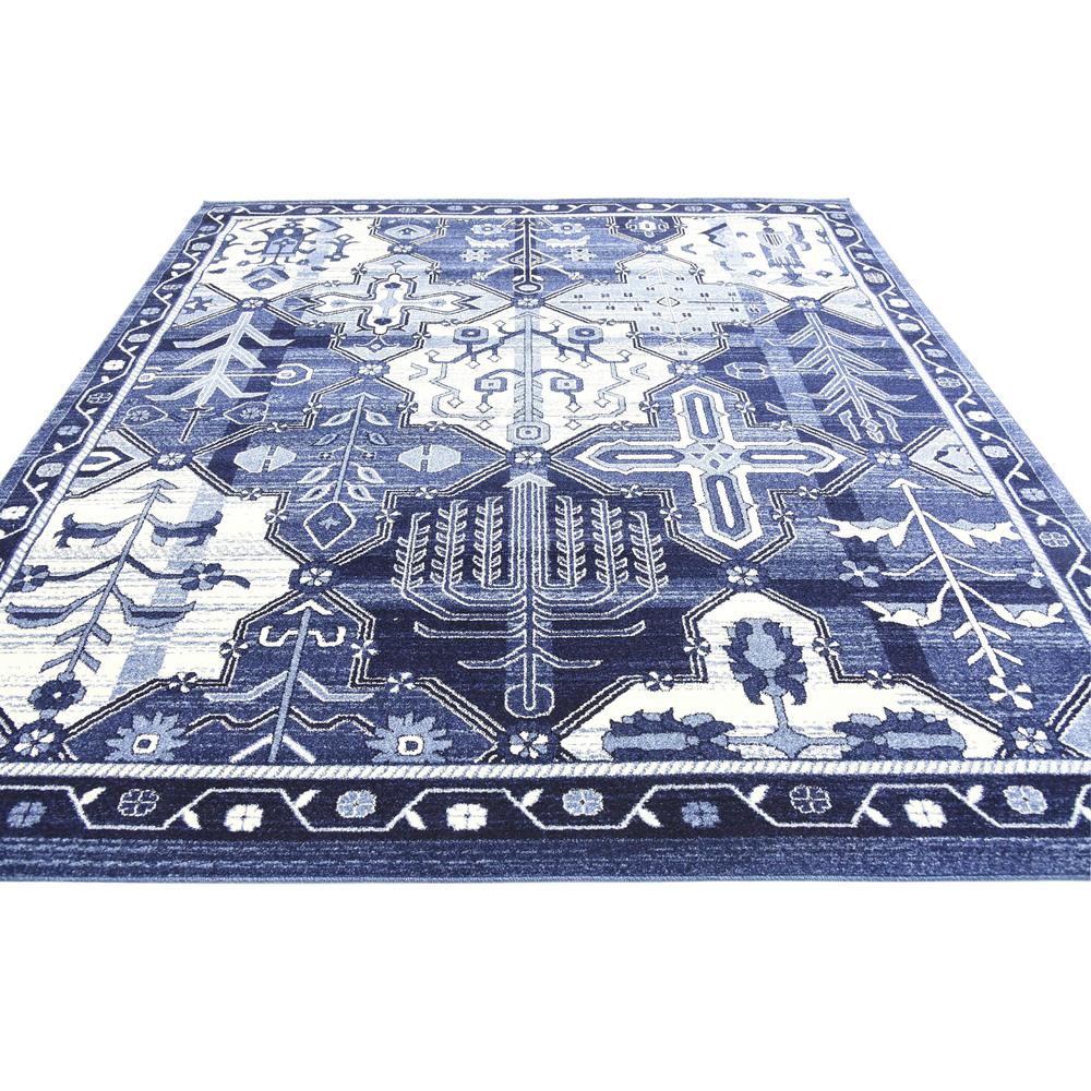 Cathedral La Jolla Rug, Blue (8' 0 x 8' 0). Picture 4