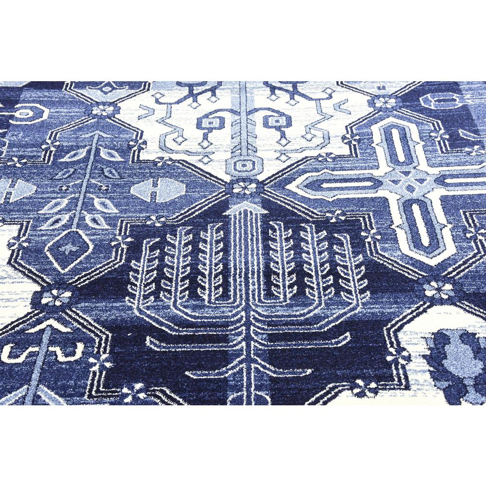 Cathedral La Jolla Rug, Blue (8' 0 x 8' 0). Picture 5