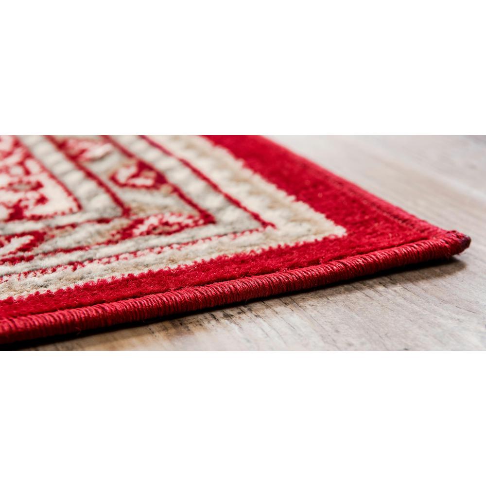 Allover Williamsburg Rug, Red (8' 0 x 10' 0). Picture 5