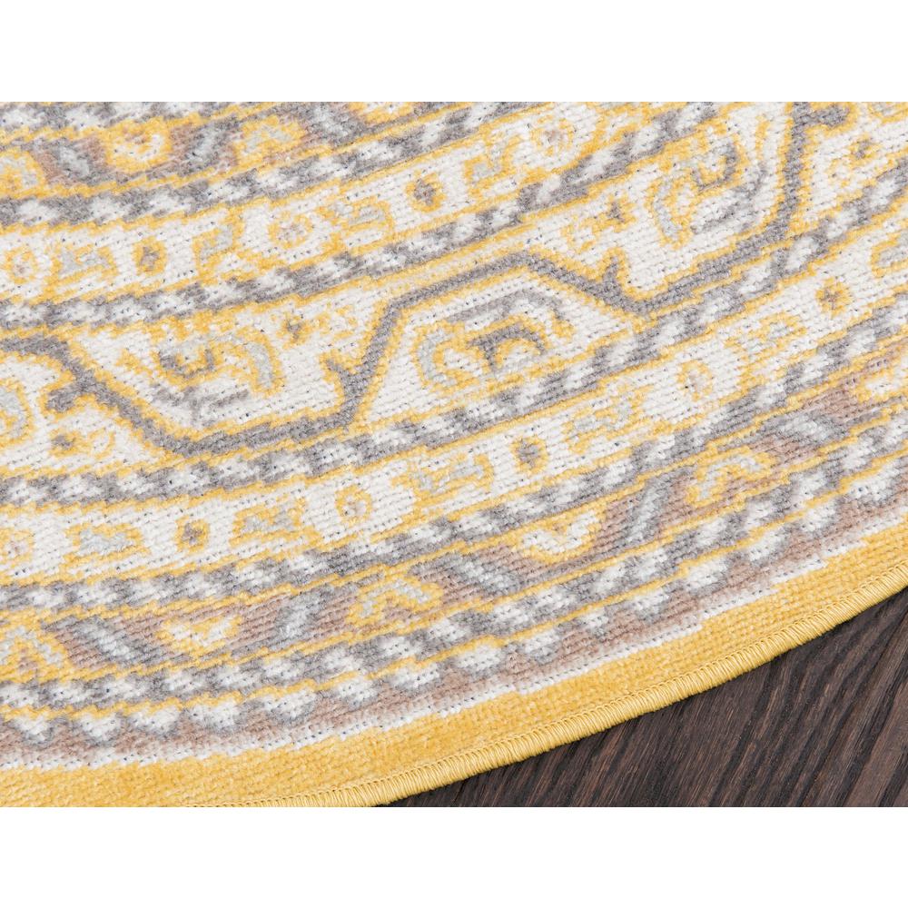 Allover Williamsburg Rug, Yellow (8' 0 x 8' 0). Picture 4