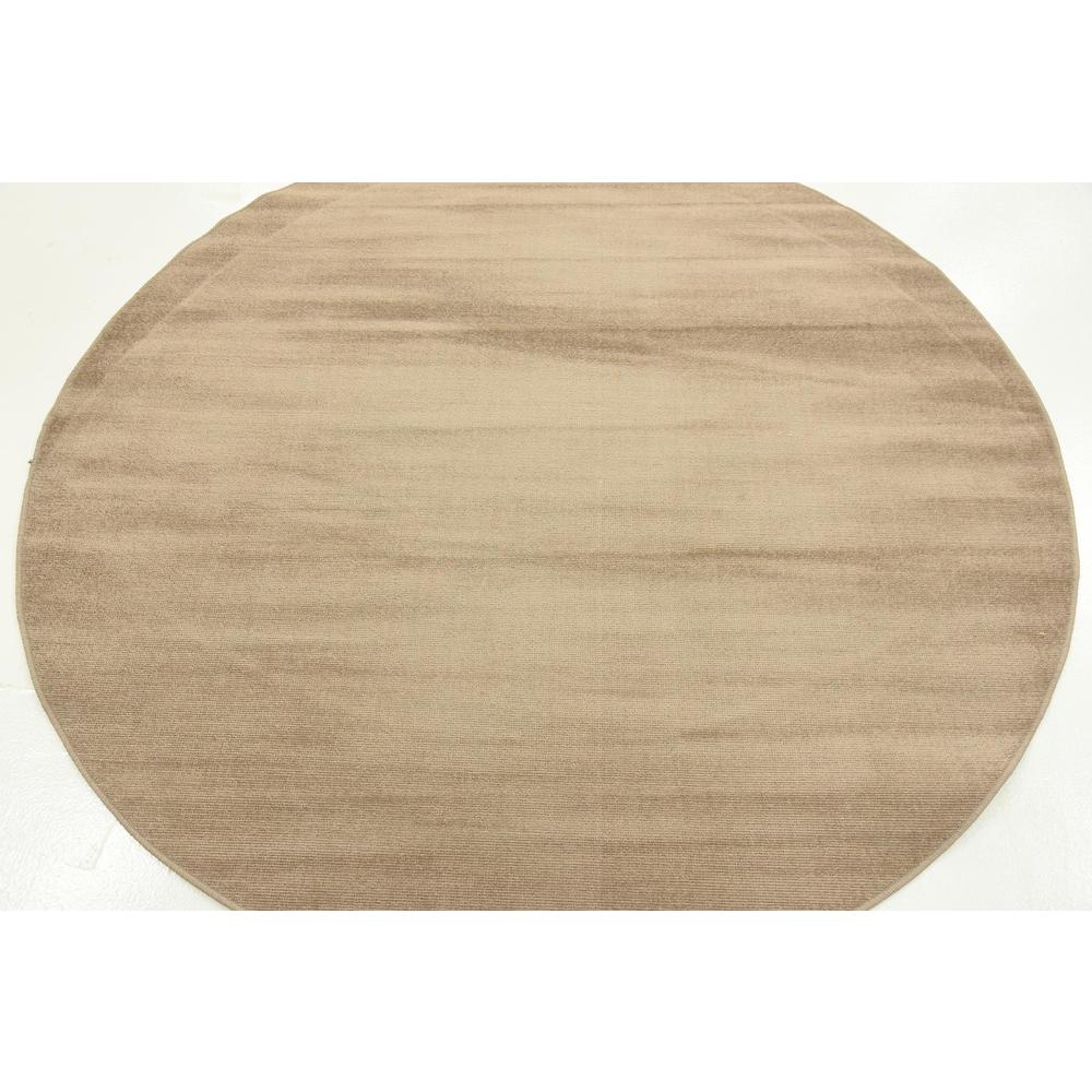 Solid Williamsburg Rug, Light Brown (5' 0 x 5' 0). Picture 4