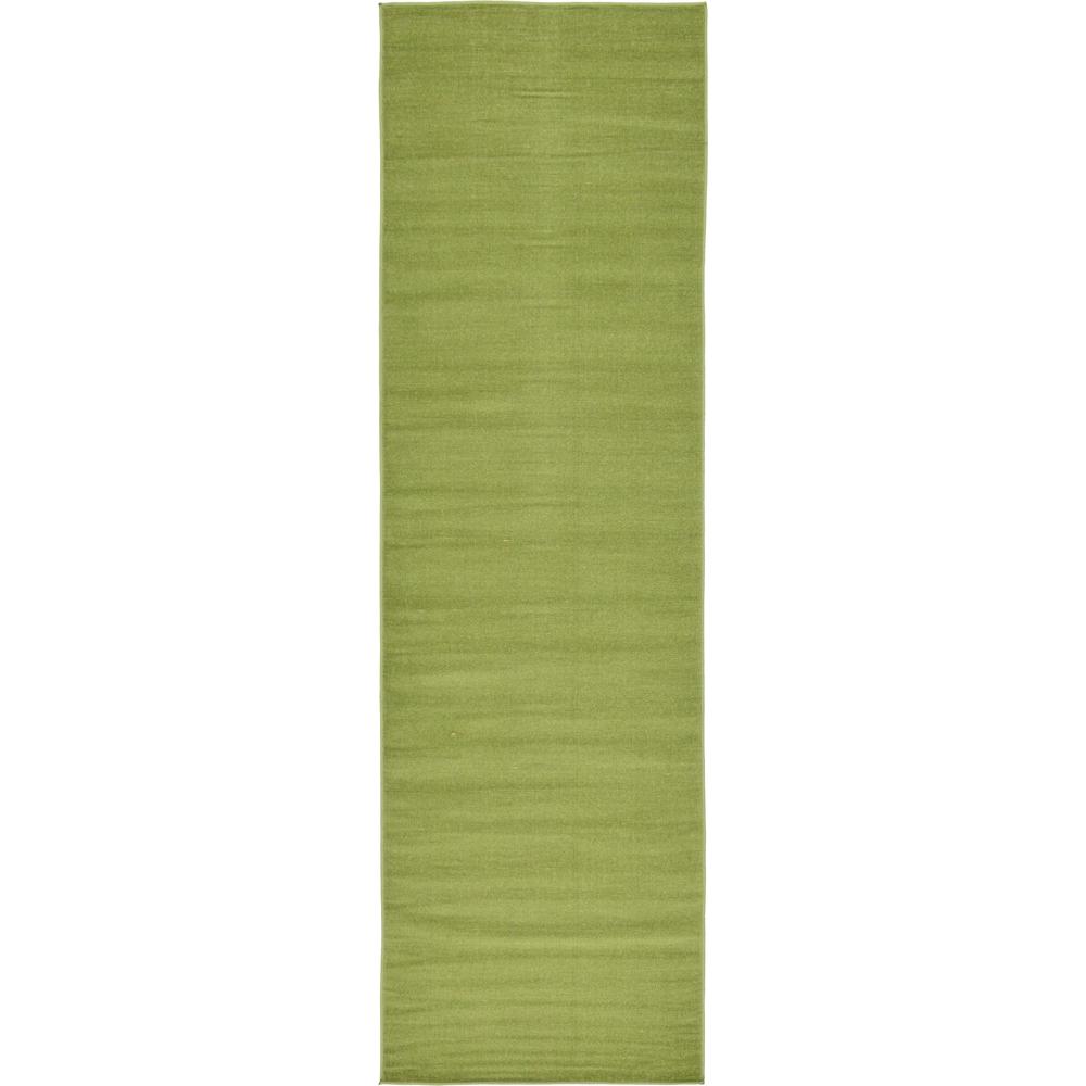 Solid Williamsburg Rug, Green (2' 9 x 9' 10). Picture 1