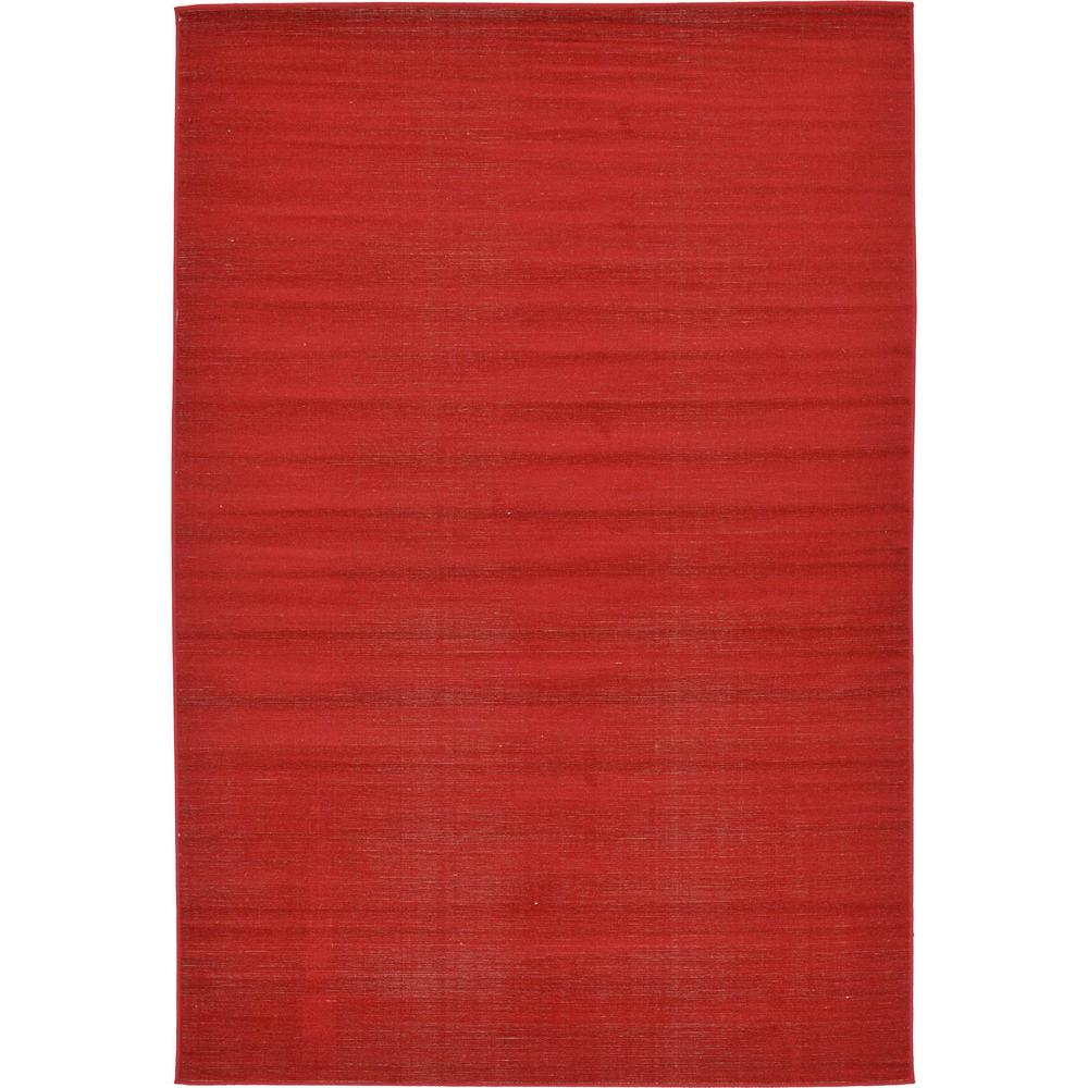 Solid Williamsburg Rug, Red (6' 0 x 9' 0). Picture 1