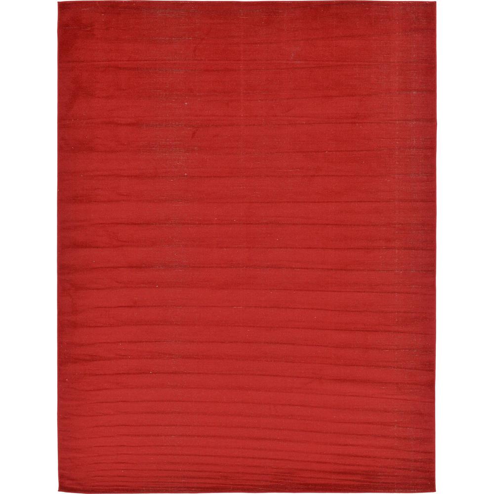 Solid Williamsburg Rug, Red (9' 0 x 12' 0). Picture 1