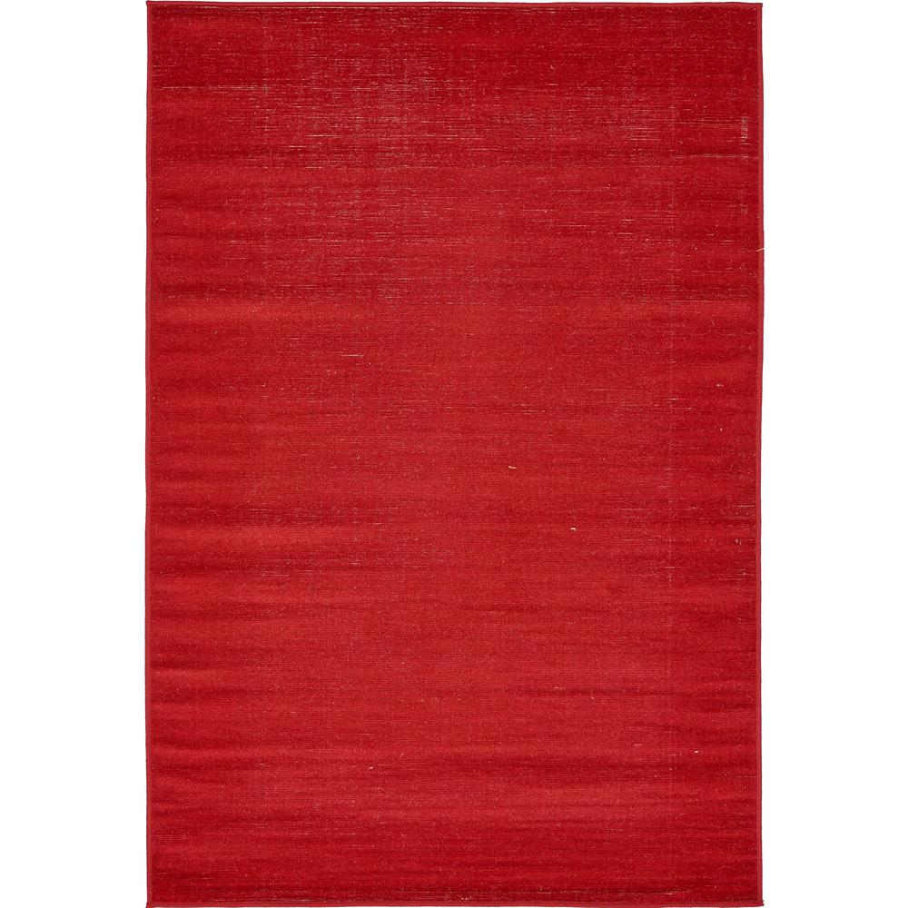 Solid Williamsburg Rug, Red (4' 0 x 6' 0). Picture 1