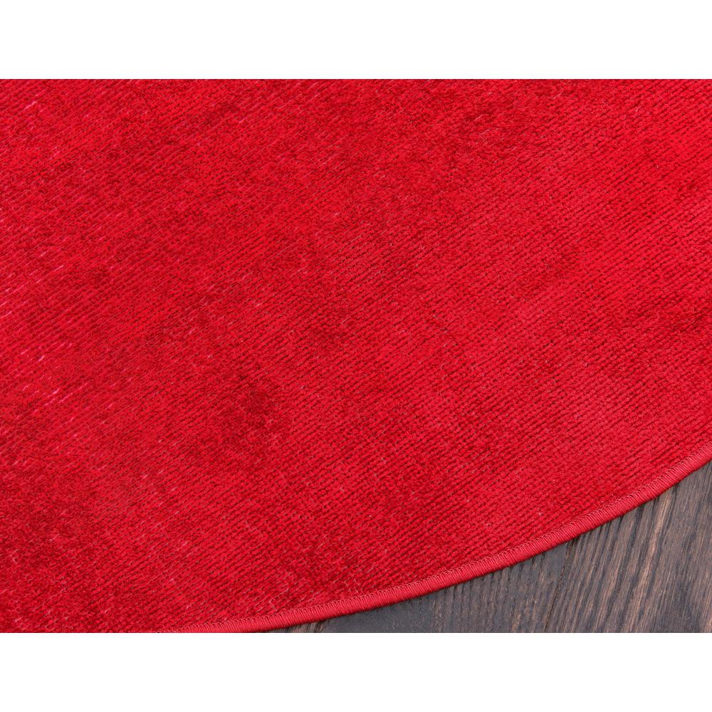 Solid Williamsburg Rug, Red (8' 0 x 8' 0). Picture 5