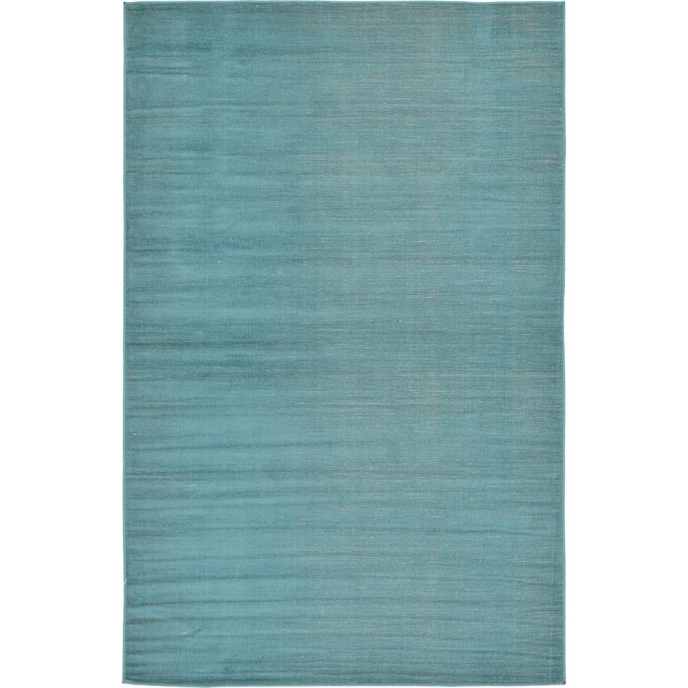 Solid Williamsburg Rug, Teal (5' 0 x 8' 0). Picture 1