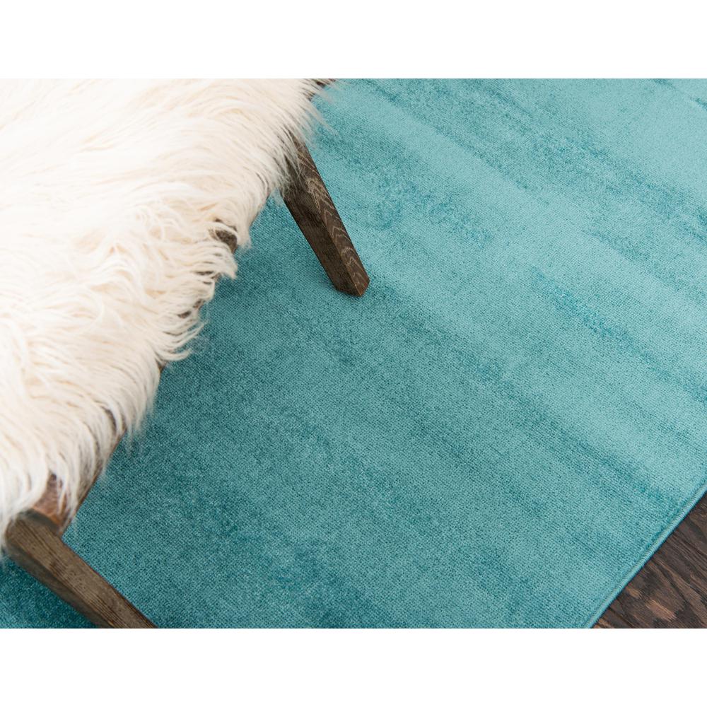 Solid Williamsburg Rug, Teal (2' 9 x 9' 10). Picture 6