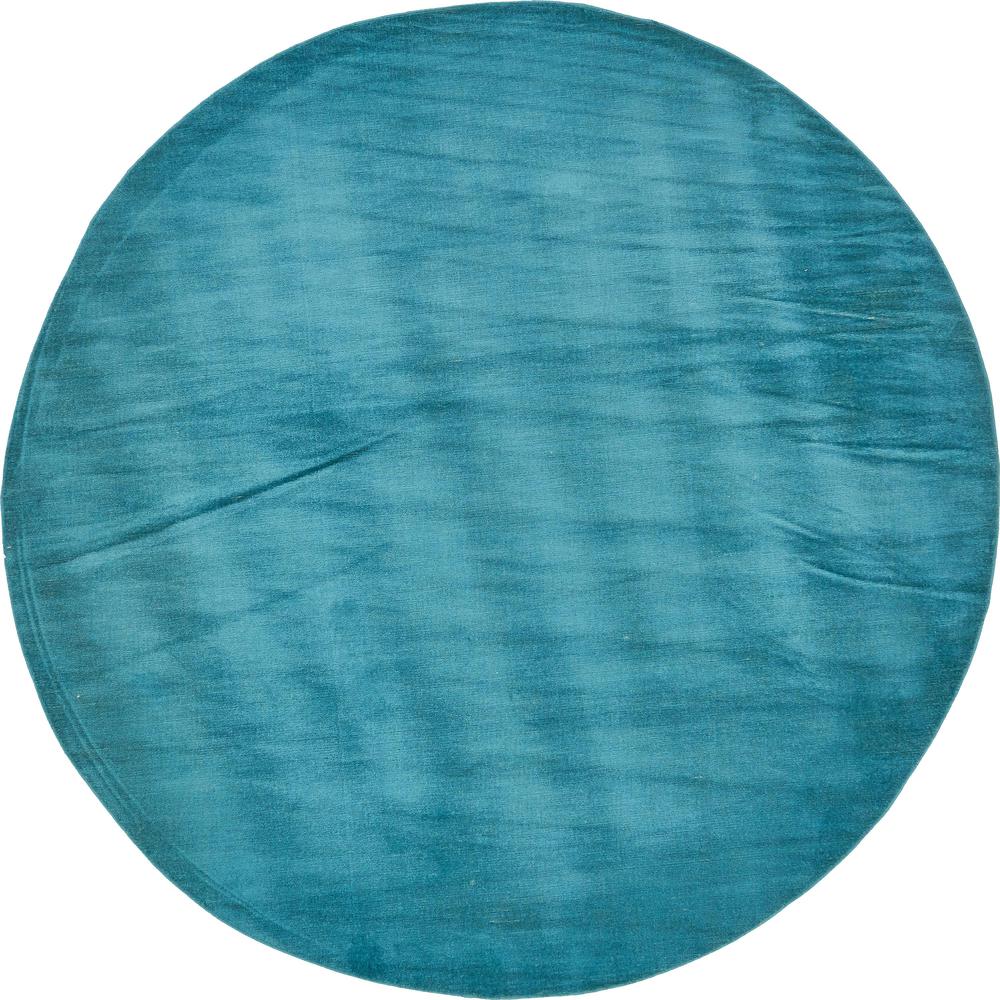 Solid Williamsburg Rug, Teal (8' 0 x 8' 0). Picture 1