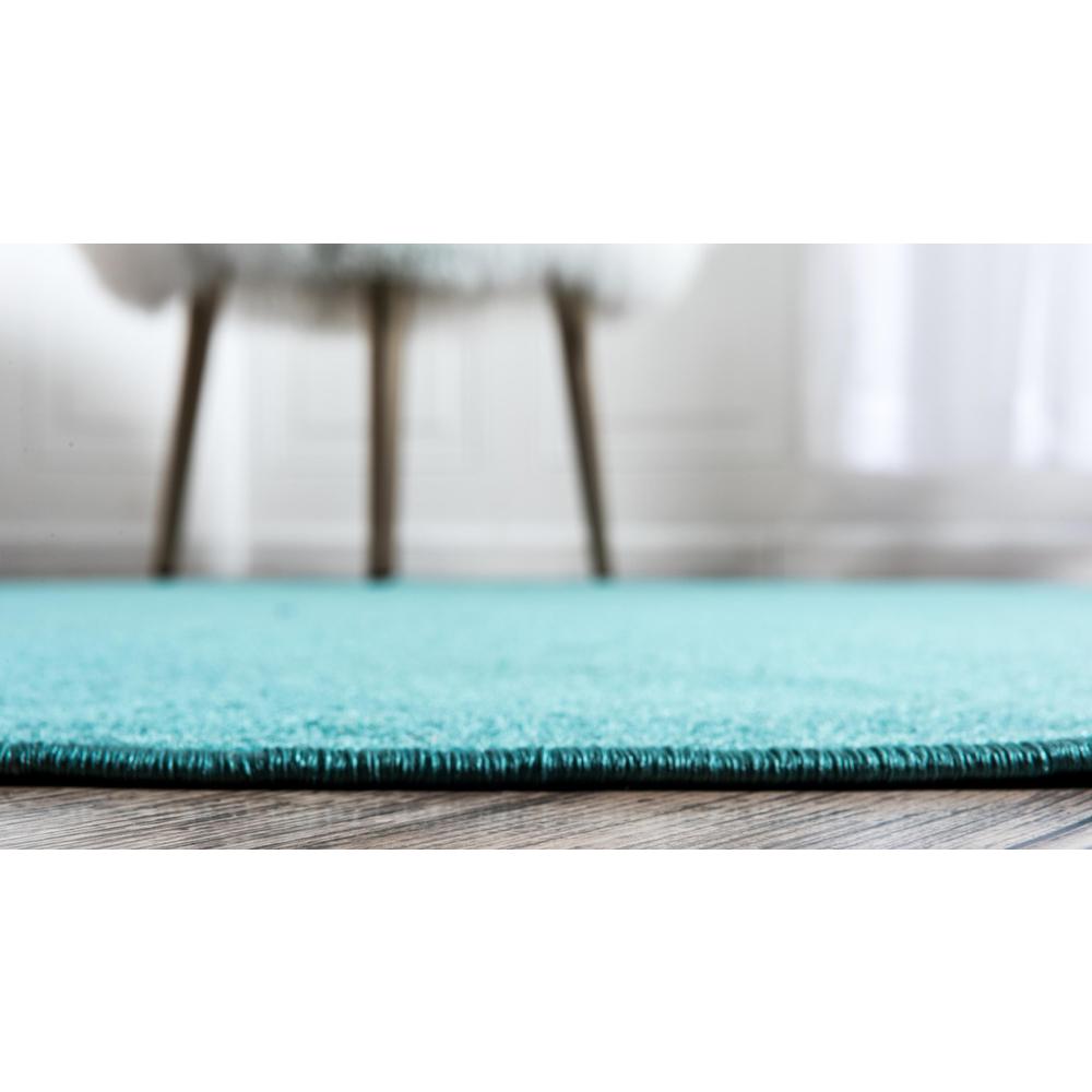 Solid Williamsburg Rug, Teal (8' 0 x 8' 0). Picture 3
