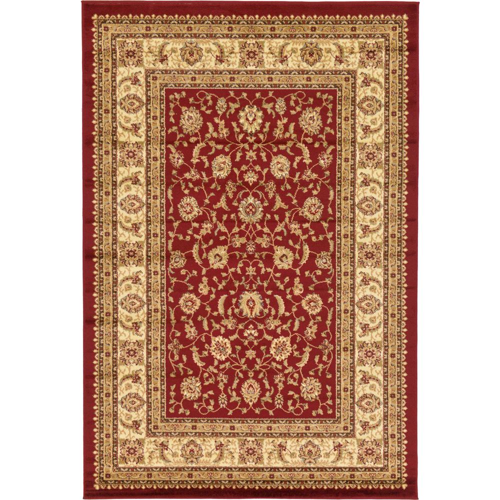 St. Louis Voyage Rug, Red (6' 0 x 9' 0). Picture 1