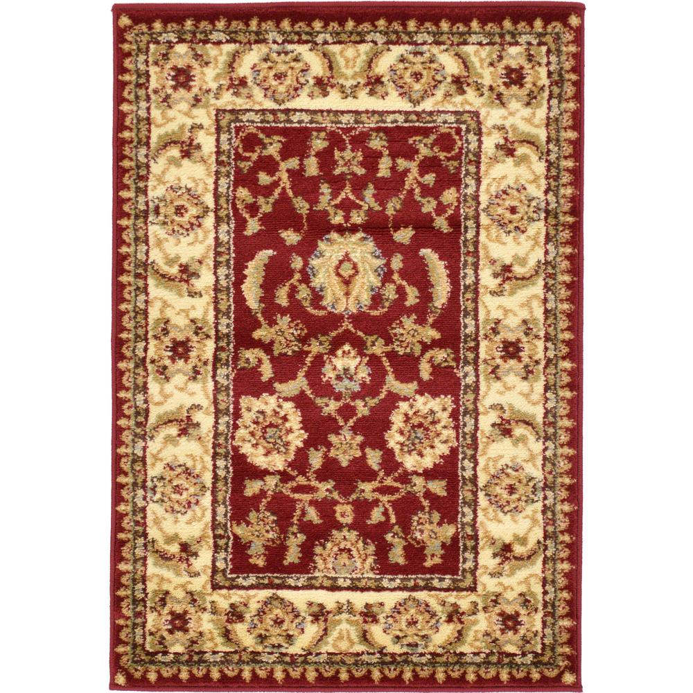St. Louis Voyage Rug, Red (2' 2 x 3' 0). Picture 1