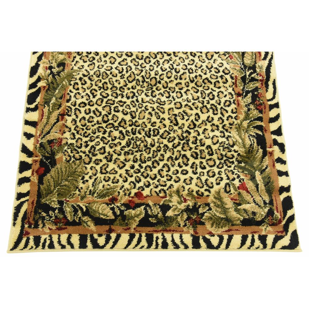Jungle Wildlife Rug, Ivory (3' 3 x 5' 3). Picture 5