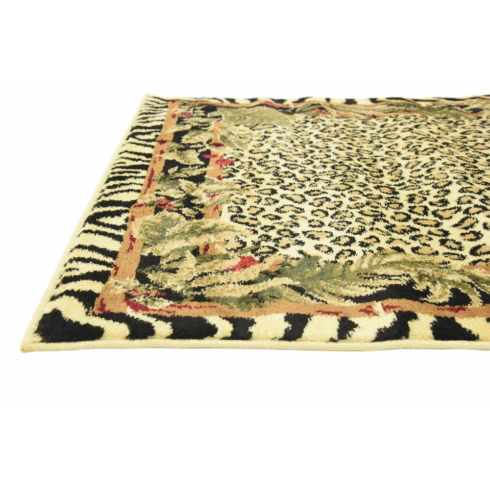 Jungle Wildlife Rug, Ivory (3' 3 x 5' 3). Picture 6