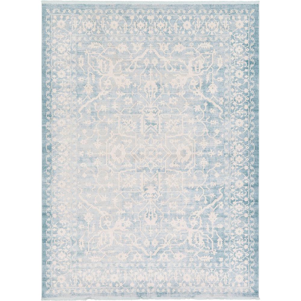 Olympia New Classical Rug, Blue (9' 0 x 12' 0). Picture 1