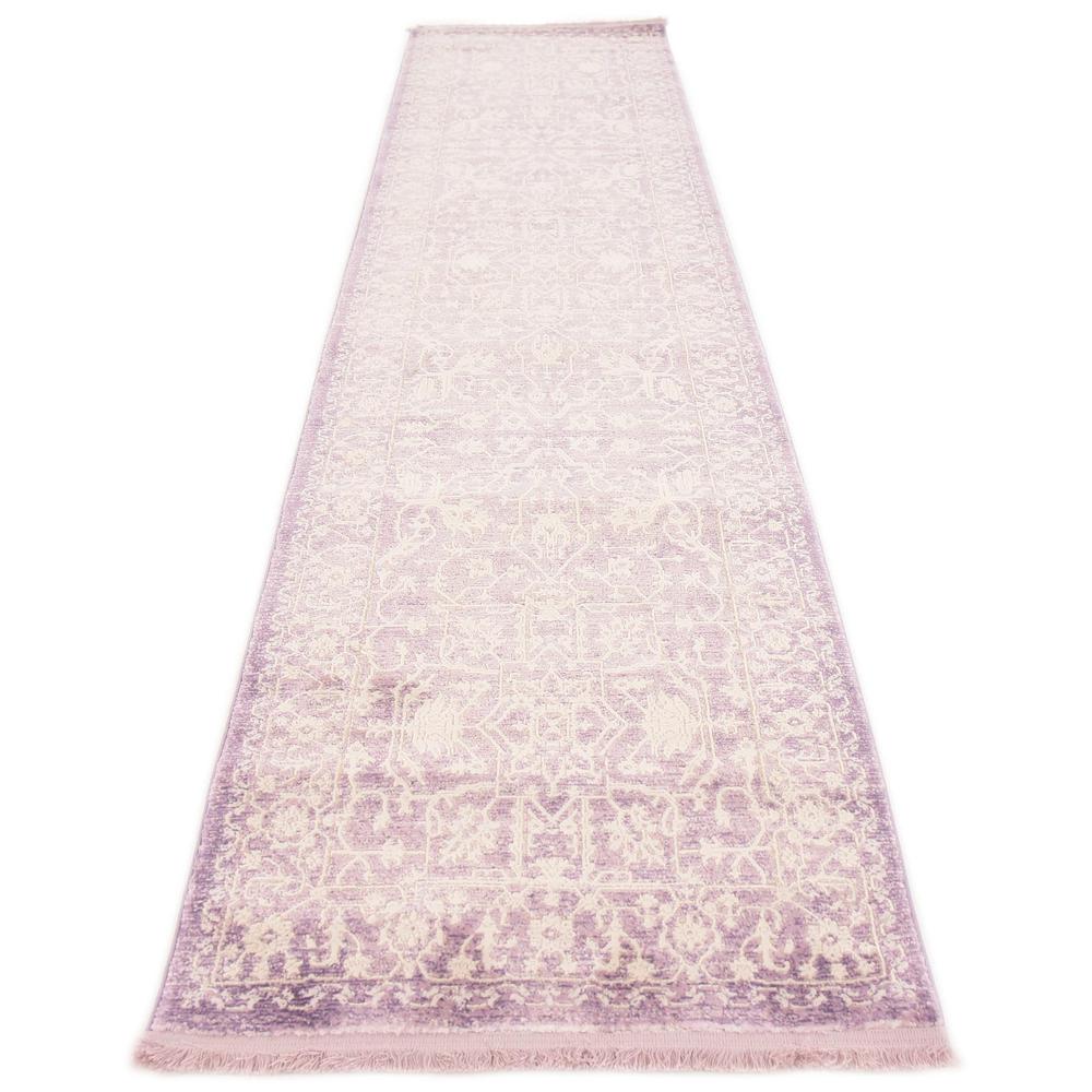 Olympia New Classical Rug, Purple (2' 7 x 10' 0). Picture 4