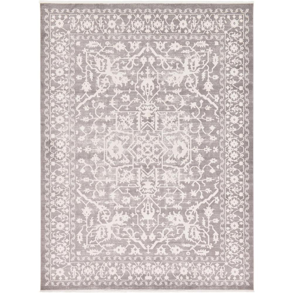 Olympia New Classical Rug, Gray (9' 0 x 12' 0). Picture 1