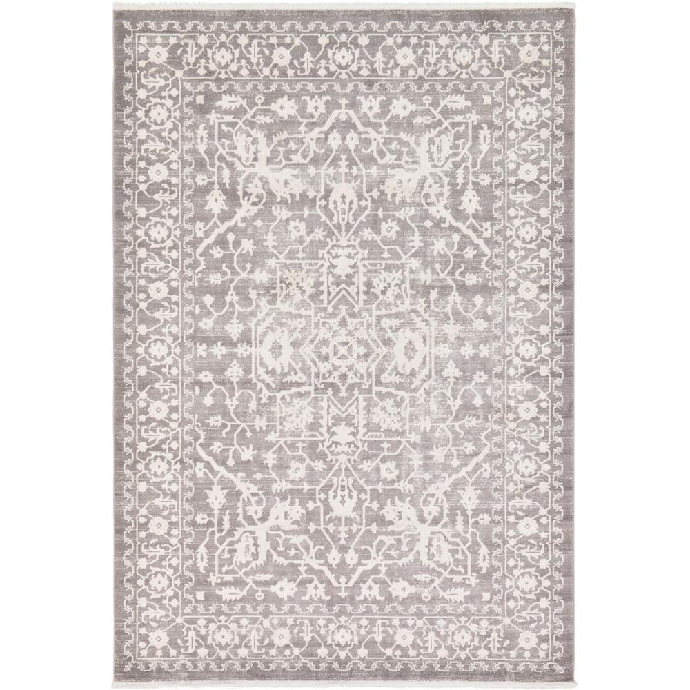 Olympia New Classical Rug, Gray (7' 0 x 10' 0). The main picture.