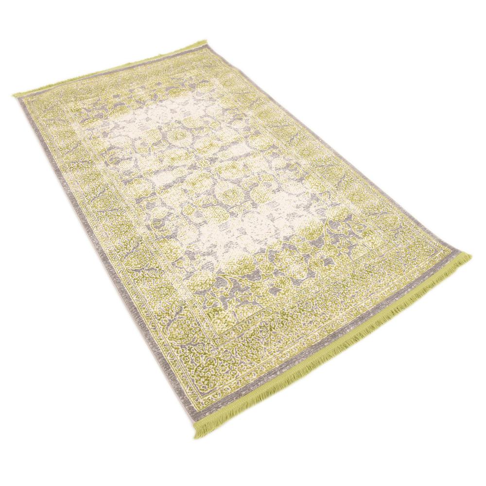 Apollo New Classical Rug, Light Green (3' 3 x 5' 3). Picture 3
