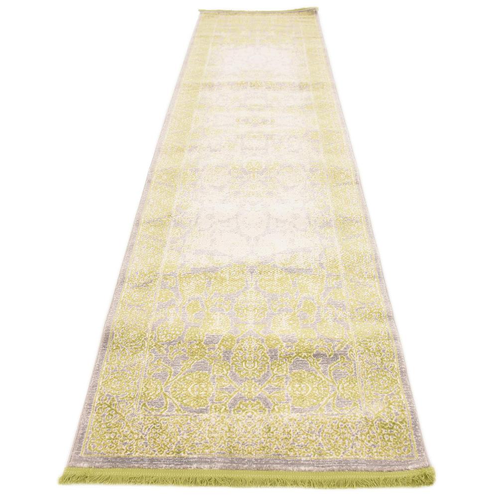 Apollo New Classical Rug, Light Green (2' 7 x 10' 0). Picture 4