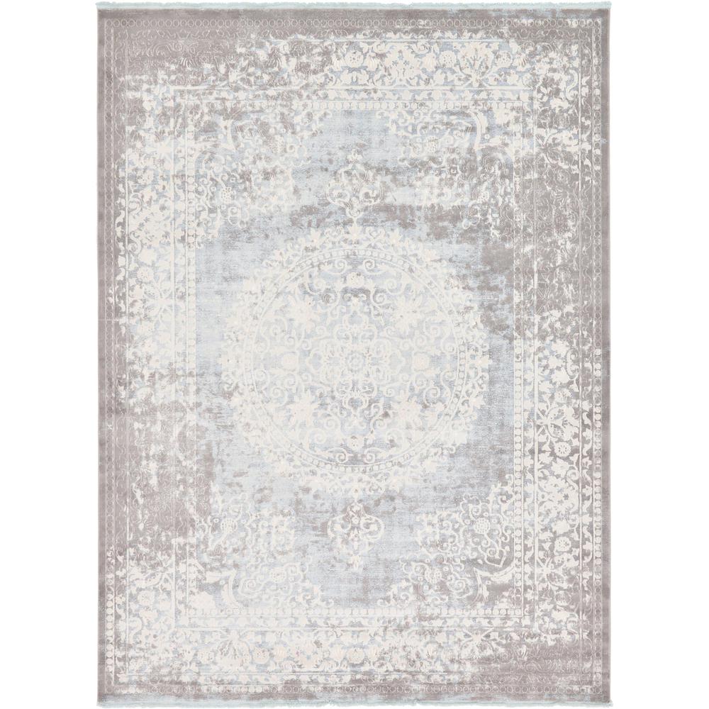 Olwen New Classical Rug, Light Blue (9' 0 x 12' 0). Picture 1