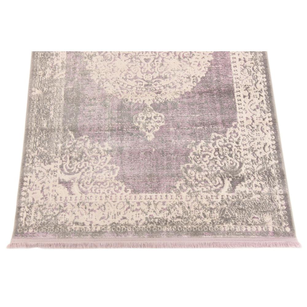 Olwen New Classical Rug, Purple (3' 3 x 5' 3). Picture 5