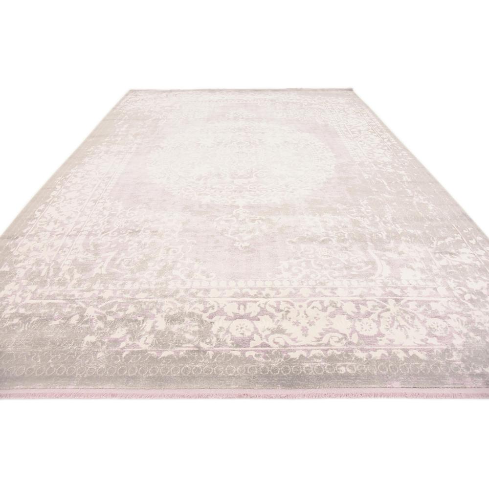 Olwen New Classical Rug, Purple (9' 0 x 12' 0). Picture 4