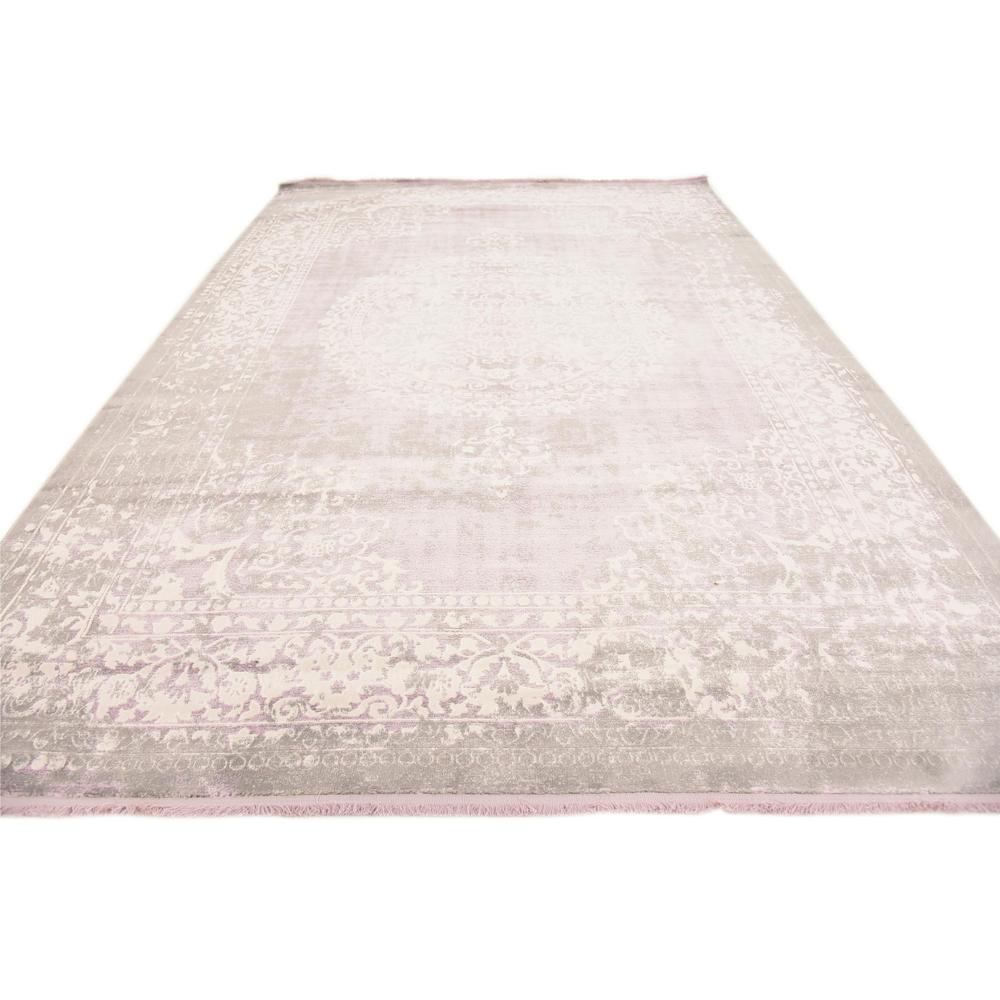 Olwen New Classical Rug, Purple (8' 0 x 11' 4). Picture 4