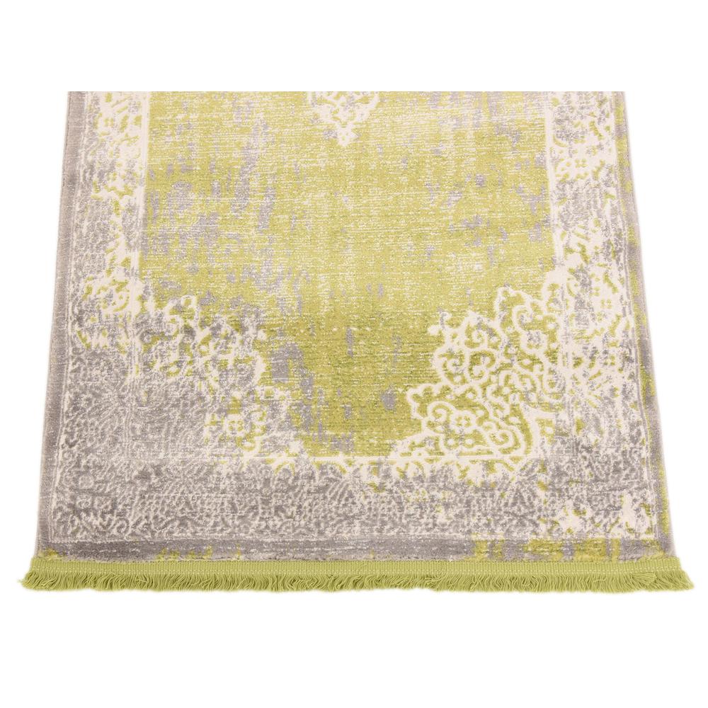 Olwen New Classical Rug, Light Green (2' 7 x 10' 0). Picture 6