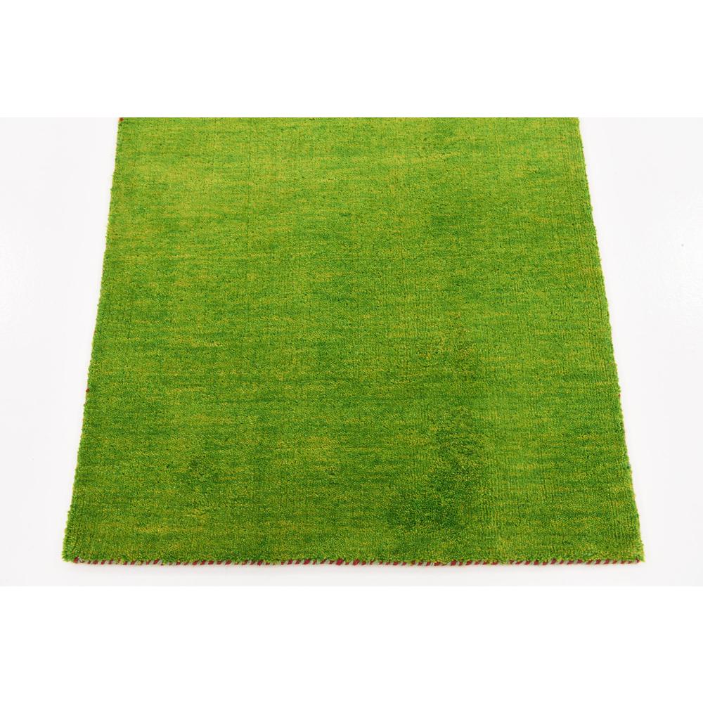 Solid Gava Rug, Green (2' 7 x 11' 6). Picture 6