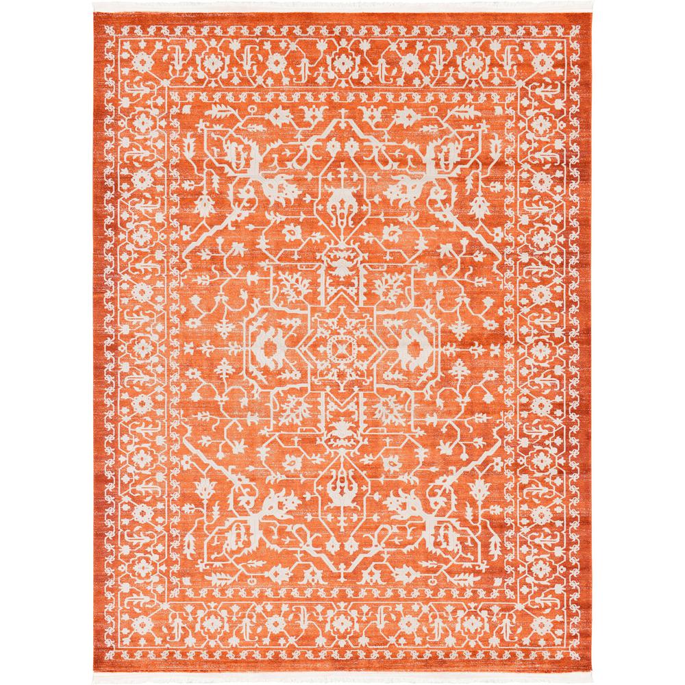Olympia New Classical Rug, Terracotta (10' 0 x 13' 0). Picture 1