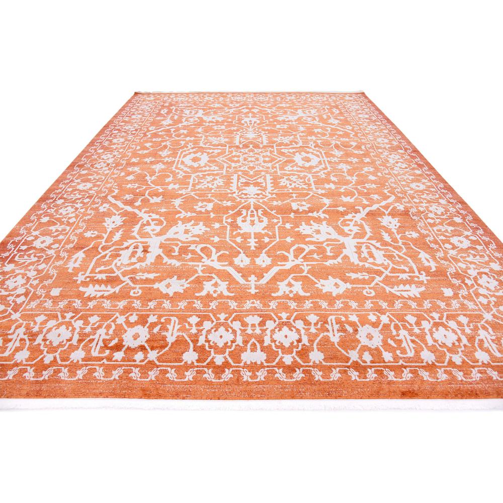 Olympia New Classical Rug, Terracotta (9' 0 x 12' 0). Picture 4