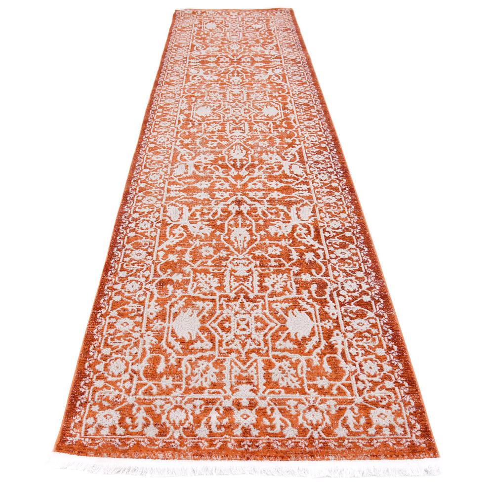 Olympia New Classical Rug, Terracotta (2' 7 x 10' 0). Picture 4