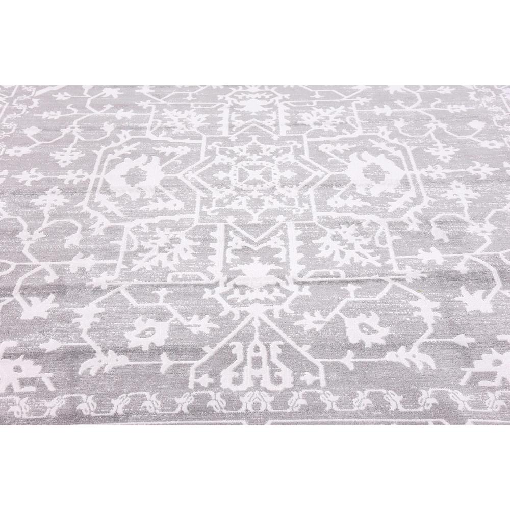 Olympia New Classical Rug, Gray (8' 0 x 8' 0). Picture 5