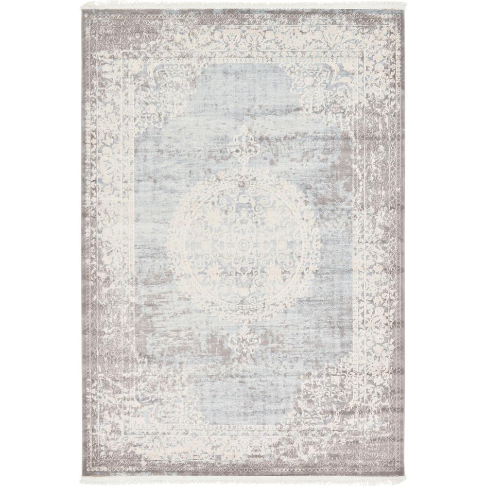 Olwen New Classical Rug, Light Blue (7' 0 x 10' 0). Picture 1