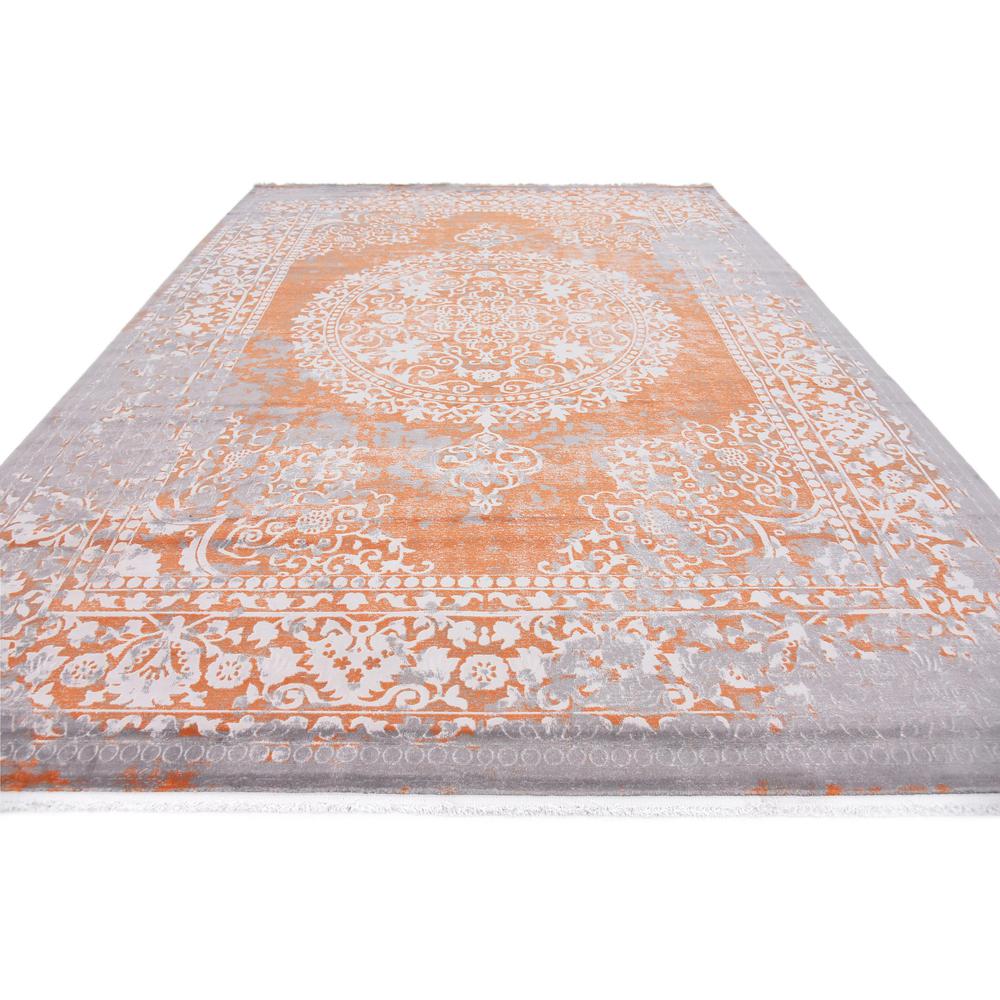 Olwen New Classical Rug, Terracotta (9' 0 x 12' 0). Picture 4