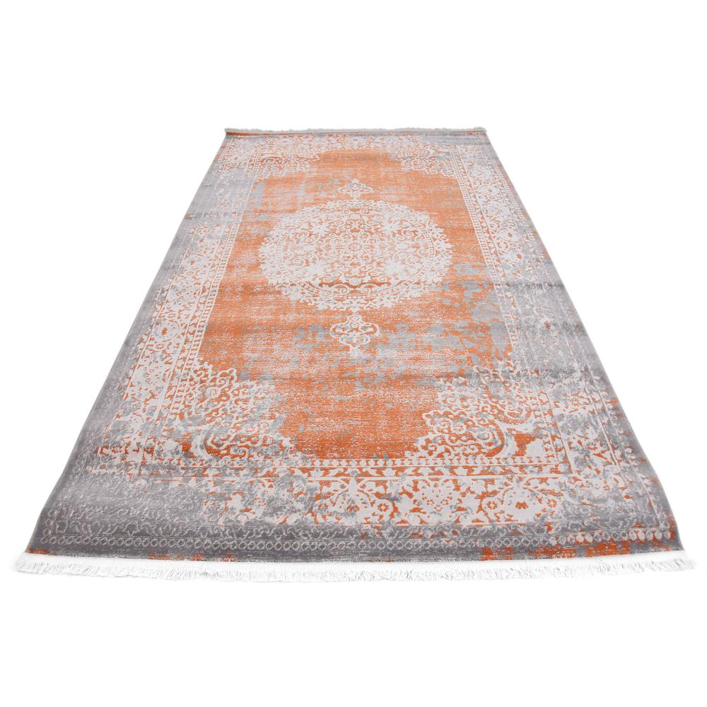 Olwen New Classical Rug, Terracotta (5' 0 x 8' 0). Picture 4