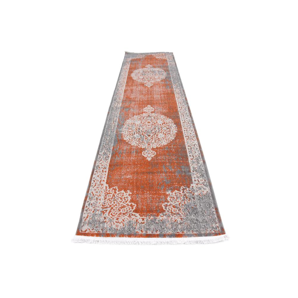 Olwen New Classical Rug, Terracotta (2' 7 x 10' 0). Picture 4