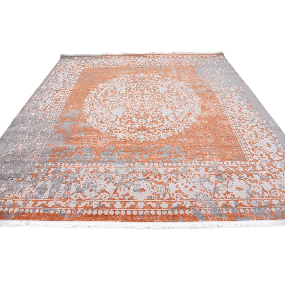 Olwen New Classical Rug, Terracotta (8' 0 x 8' 0). Picture 4