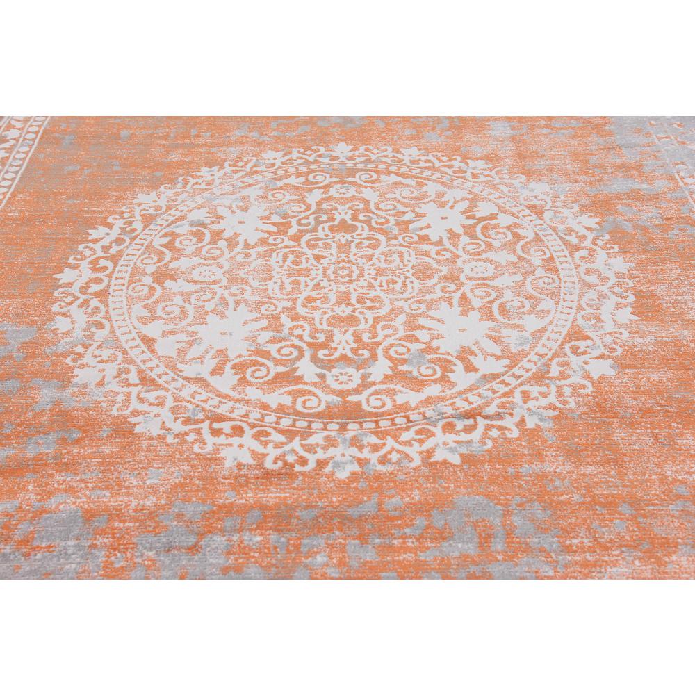 Olwen New Classical Rug, Terracotta (8' 0 x 8' 0). Picture 5
