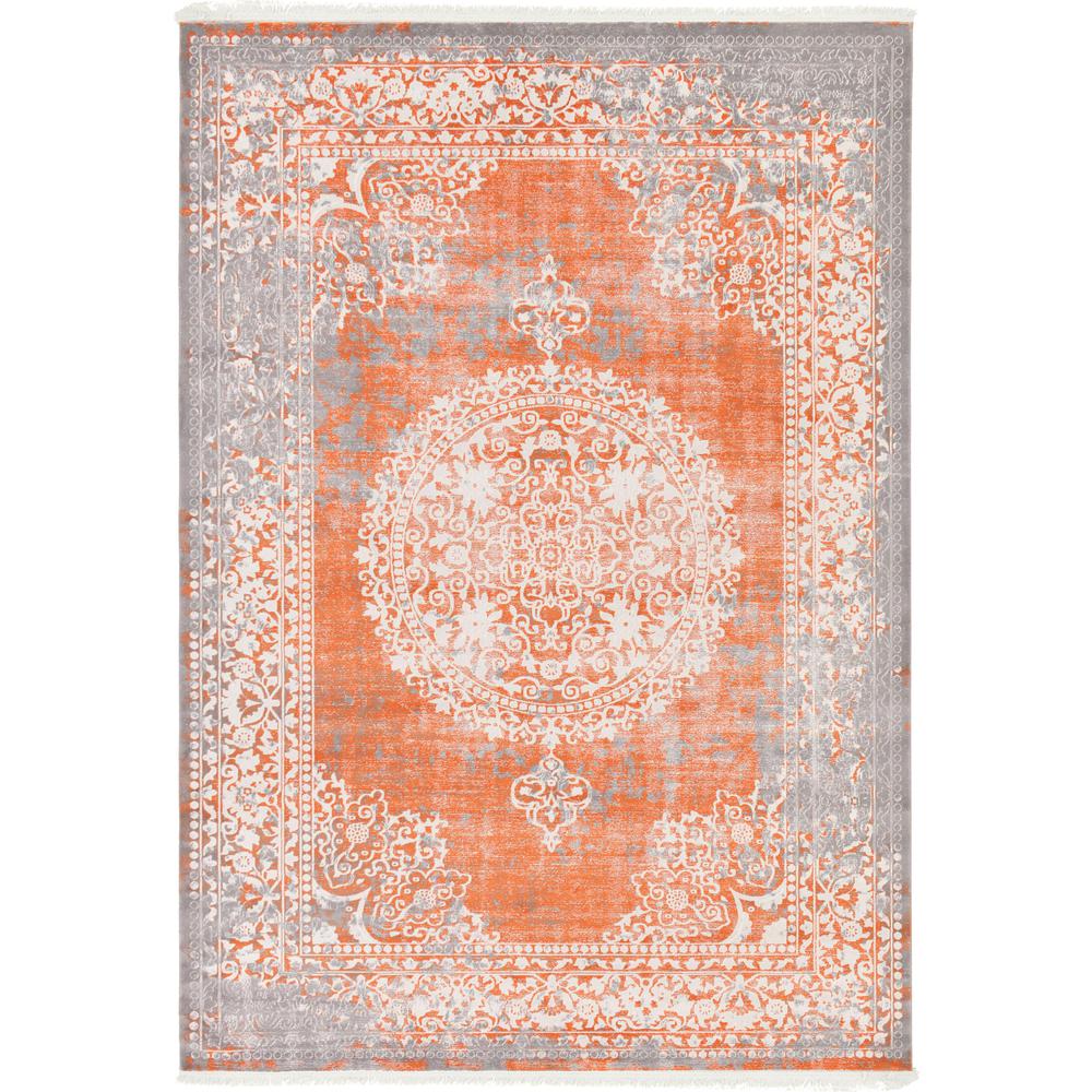 Olwen New Classical Rug, Terracotta (8' 0 x 11' 4). Picture 1